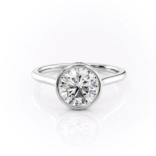 Aspen - Moissanite Bezel Förlovningsring