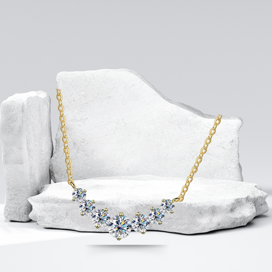 Collana JIVIANNI™ Celestia Lumiere - placcata in oro giallo 18 carati