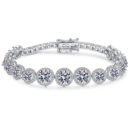 Vera - Bracelet tennis moissanite 11ct
