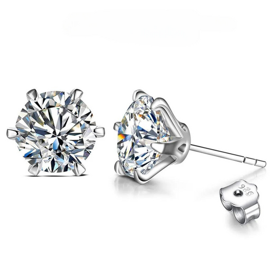 Boucles d'oreilles solitaires Eterna