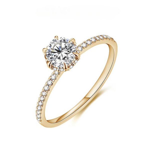 Forever Glow - Moissanite Engagement Ring